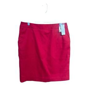 George Short Red Skirt Sz 10 NWT